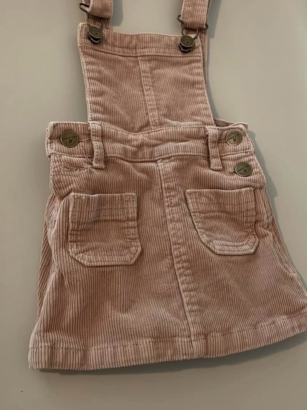 Jamie Kay Blush Corduroy Overall Skirt